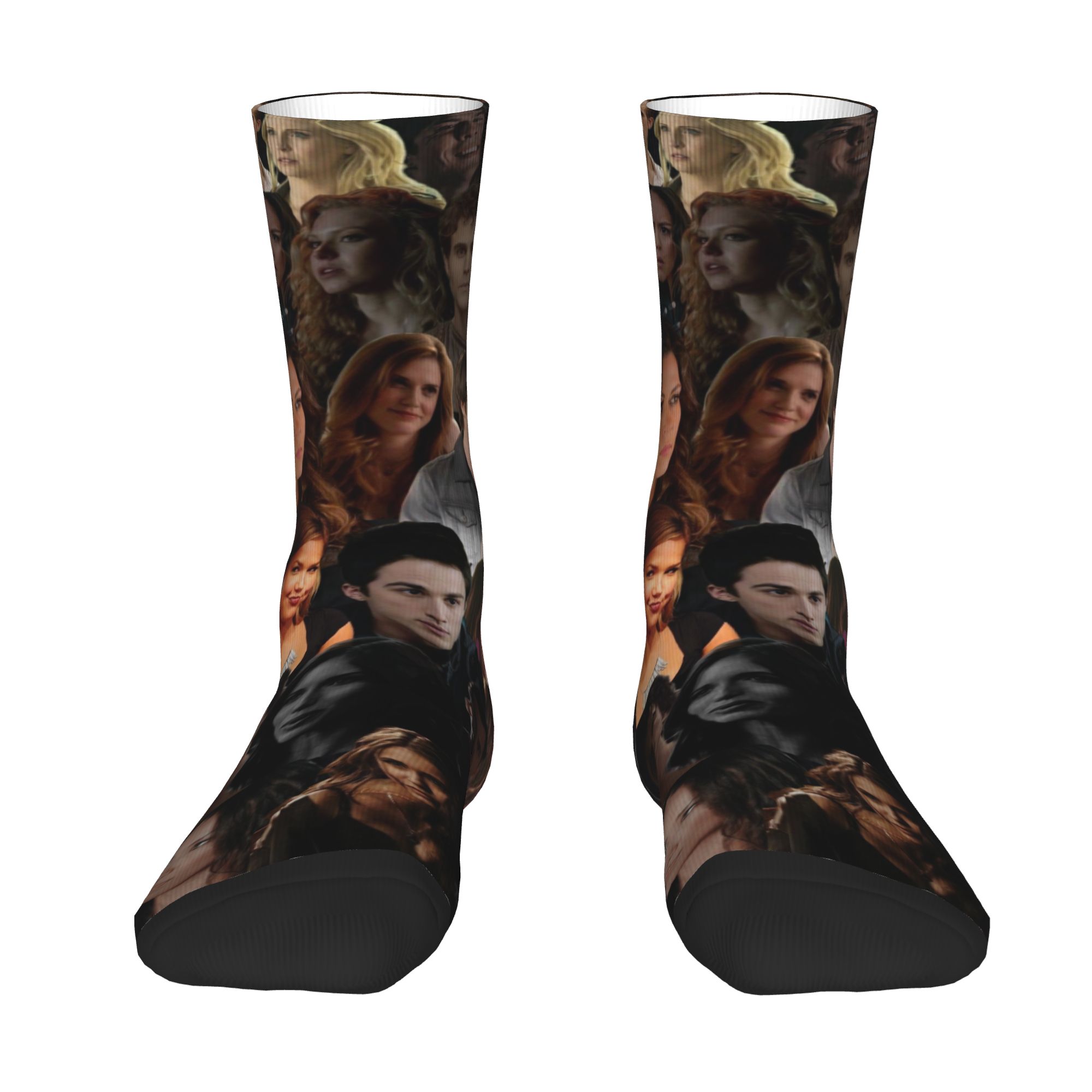 Dress Sock Men - カスタム ヴァンパイア・ダイアリーズ メンズ レディース クルーソックス ユニセックス