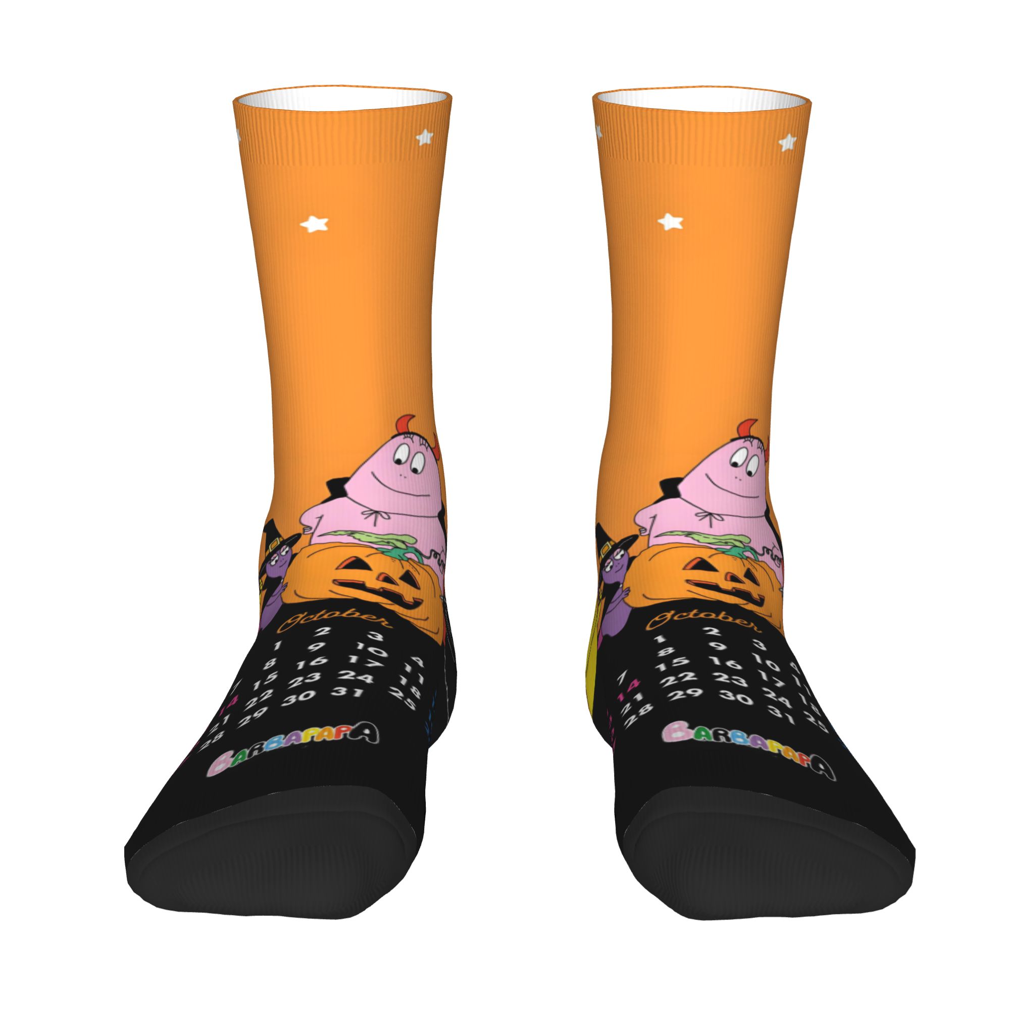 カスタム面白い漫画バーバパパ柄壁紙柄メンズレディースクルーソ - Dress Sock Men のレビューと価格