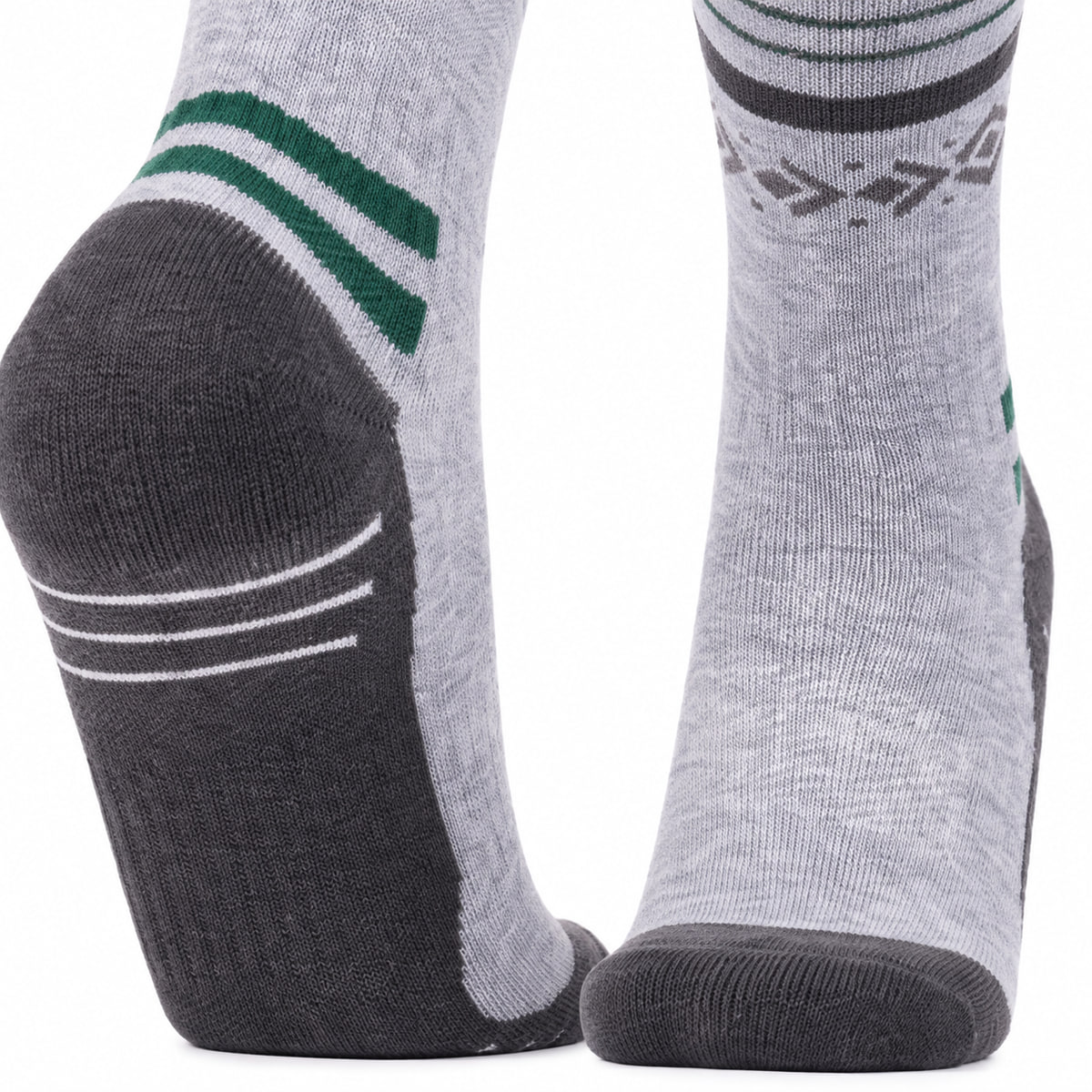 メンズ用メリノウール製、膝丈の厚手クッション付きスキーソック - Thermal Sock Winter のレビューと価格