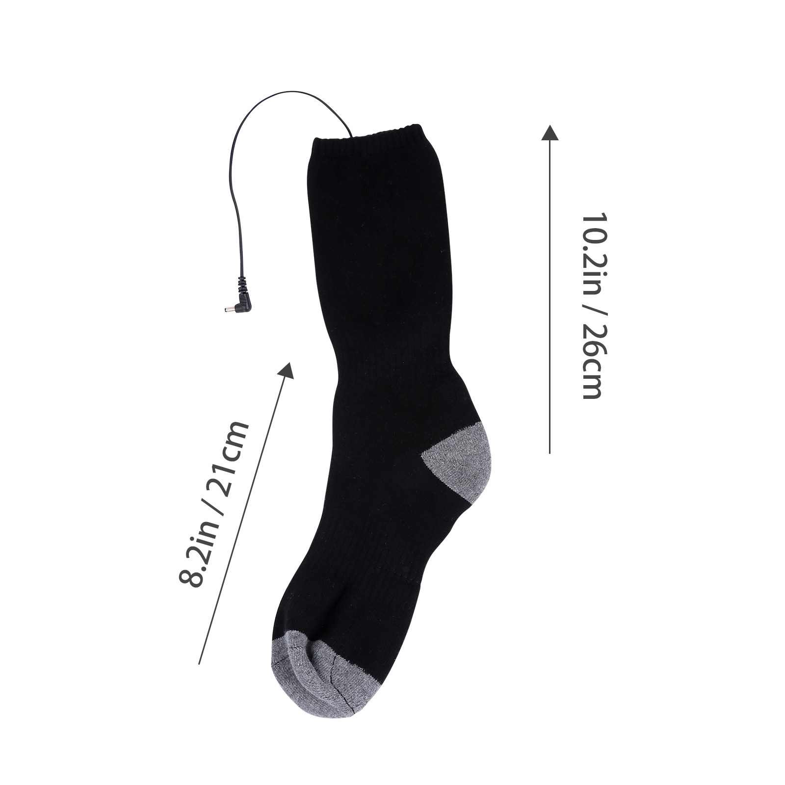 1組の電熱靴下、USB接続で充電、保温機能付き、足元を暖かく - Thermal Sock Winter のレビューと価格