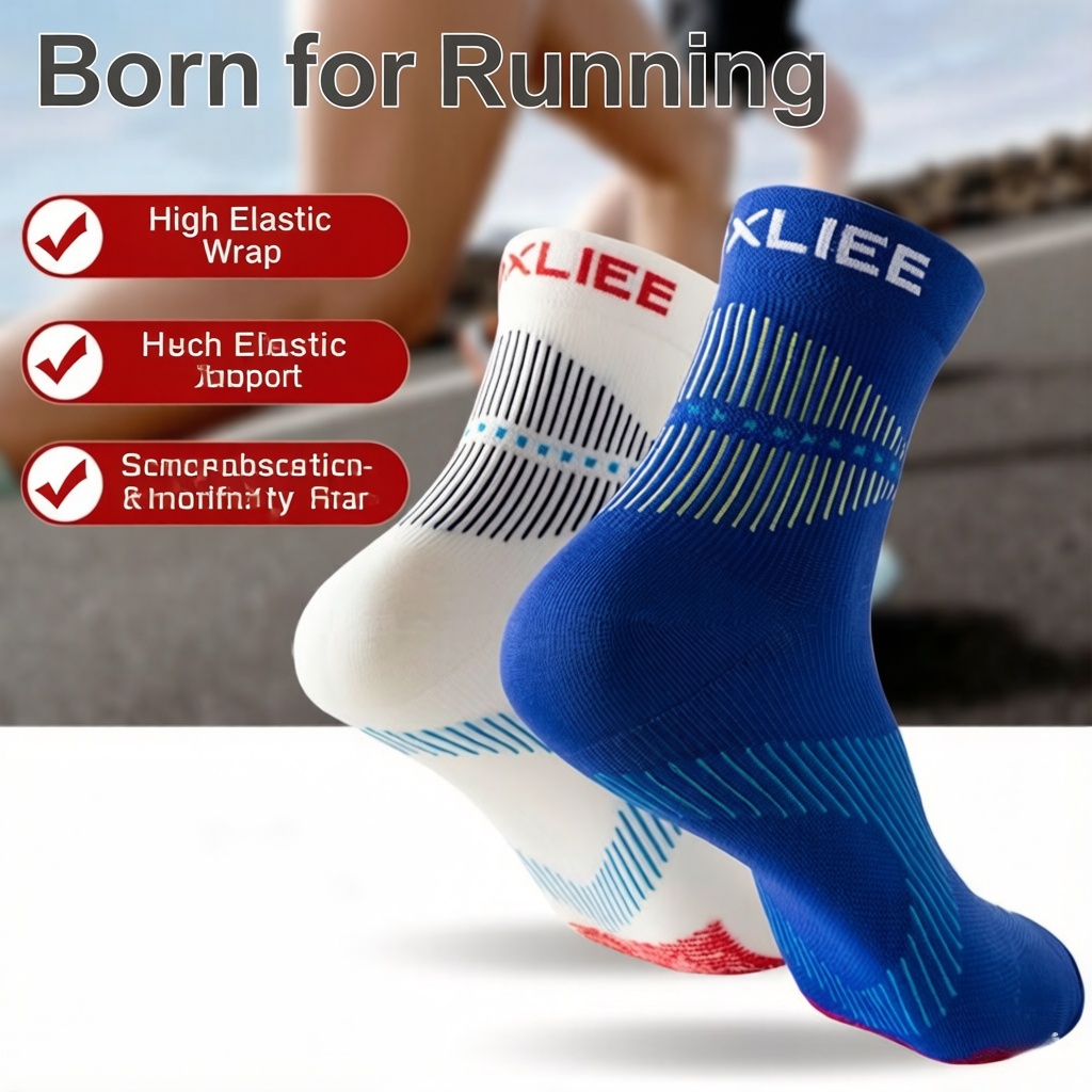 WRELS 1/2/3足セット ランニング用スポーツソックス - Athletic Sock Cushion のレビューと価格