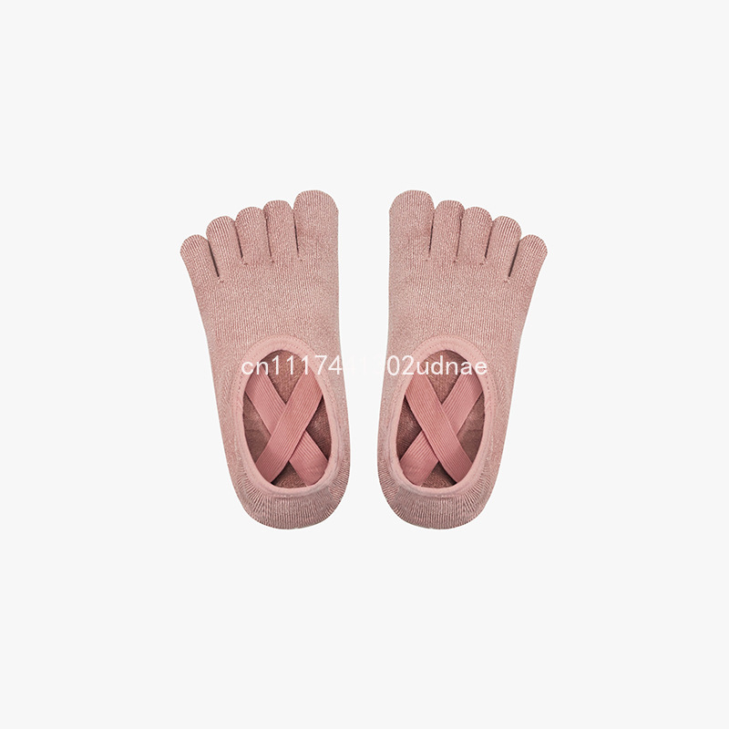 竹繊維を使用した、5本指タイプのピラティス・ヨガソックス。滑 - Toe Sock Split のレビューと価格