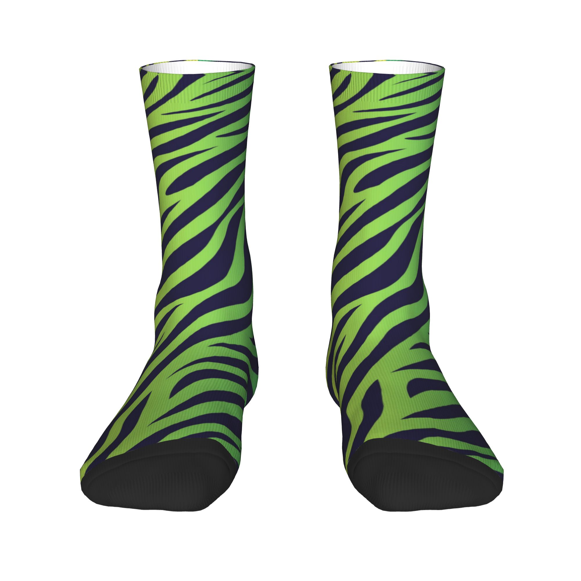 カラフルなタイガーゼブラスキンパターンドレスソックスメンズレ - Dress Sock Men のレビューと価格