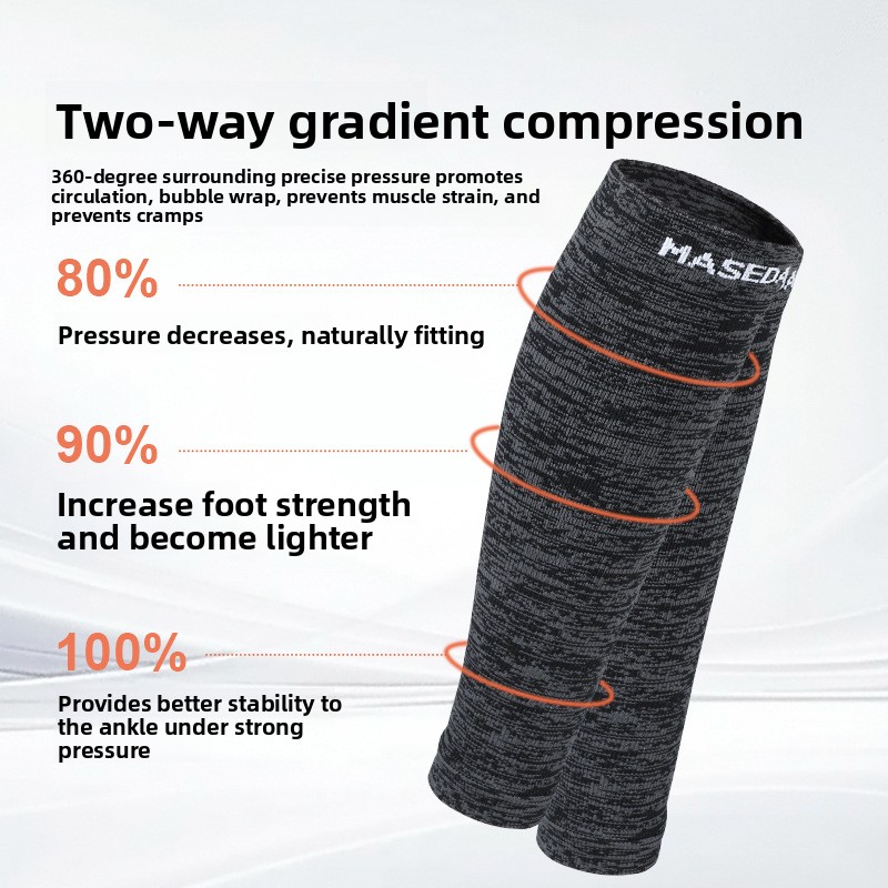 通気性のある加圧レッグソックス、スポーツ用カーフスリーブ、屋 - Compression Sleeve Calf のレビューと価格