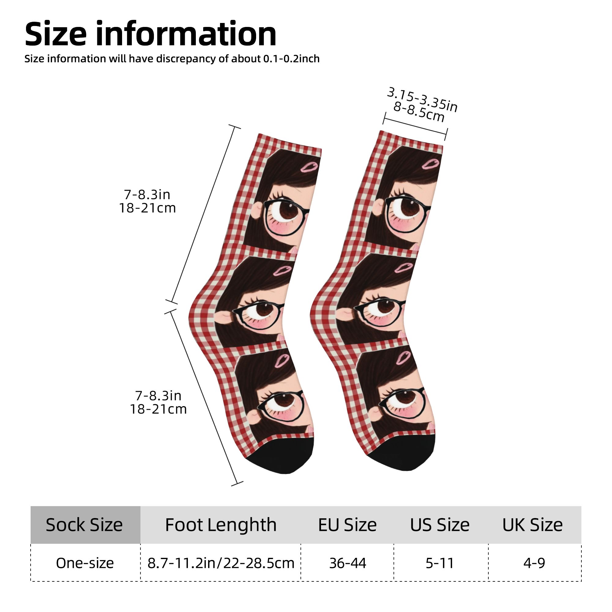 カスタムビッグアイズガールコミック柄ドレスソックス メンズ  - Dress Sock Men のレビューと価格